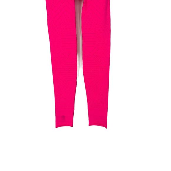 Free People Self-Hem Ecology Legging Tropical Pink Legging Size XS/S NWOT - Picture 9 of 10